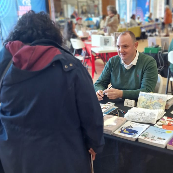 Eric Coudert, auteur jeunesse, partage sa passion des histoires pour enfants avec humour, imagination et tendresse.